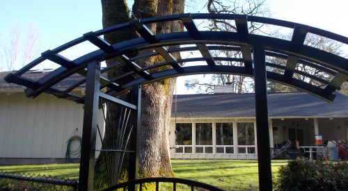 Custom Arbor and Fence