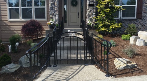 Custom Iron Residential Gate