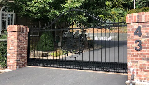 Laser Cut Medallion Gate