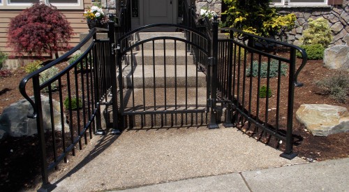 Custom Iron Residential Gate