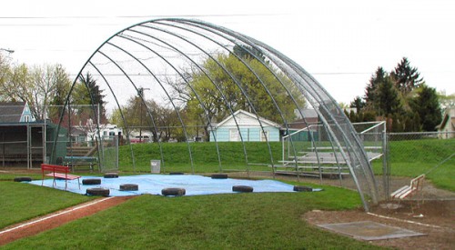 Athletic Field Backstop