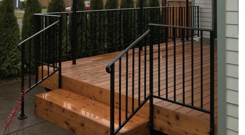 Patio Deck Guardrail